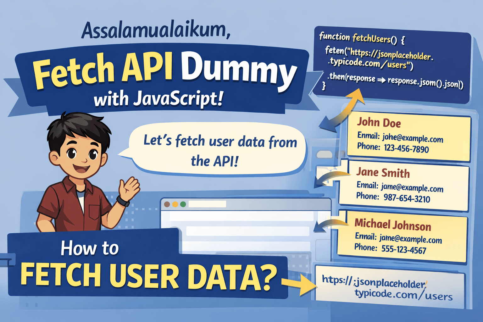 Fetch with Dummy API
